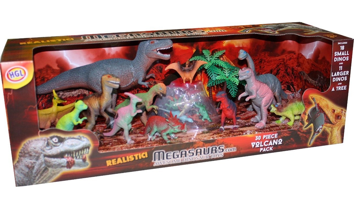 Megasaurs 30 Piece Dinosaur Set Comaco Toys
